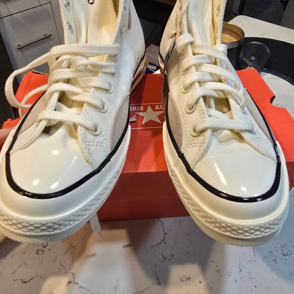 Converse Chuck 70 Mixed Materials High Egret Cherry Daze - A06548C MENS 9.5 (10) - Picture 7 of 16